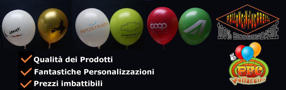 Vendita Palloncini Personalizzati 